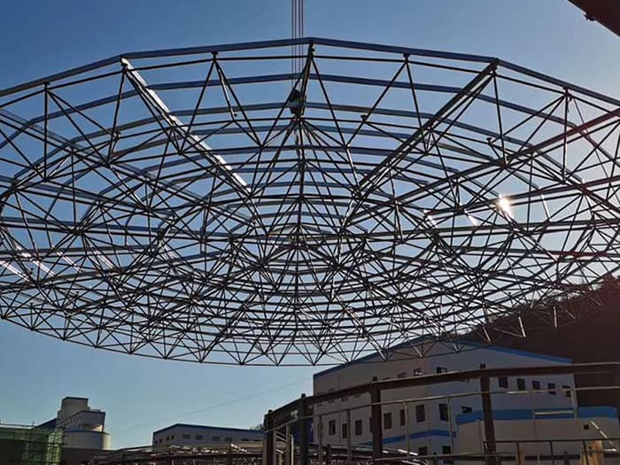 宣城螺栓球网架工程施工现场